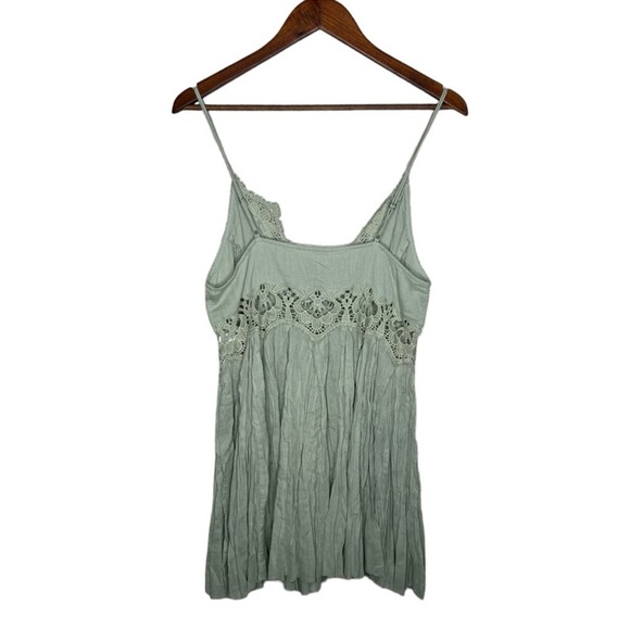 Free People Scales Green Ilektra Slip Mini Dress - Picture 10 of 14
